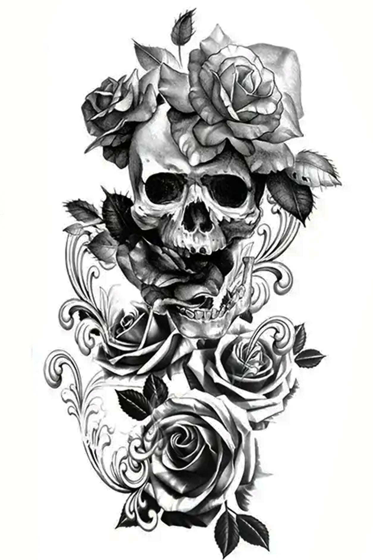 Skull His & Hers Tattoos That Wow