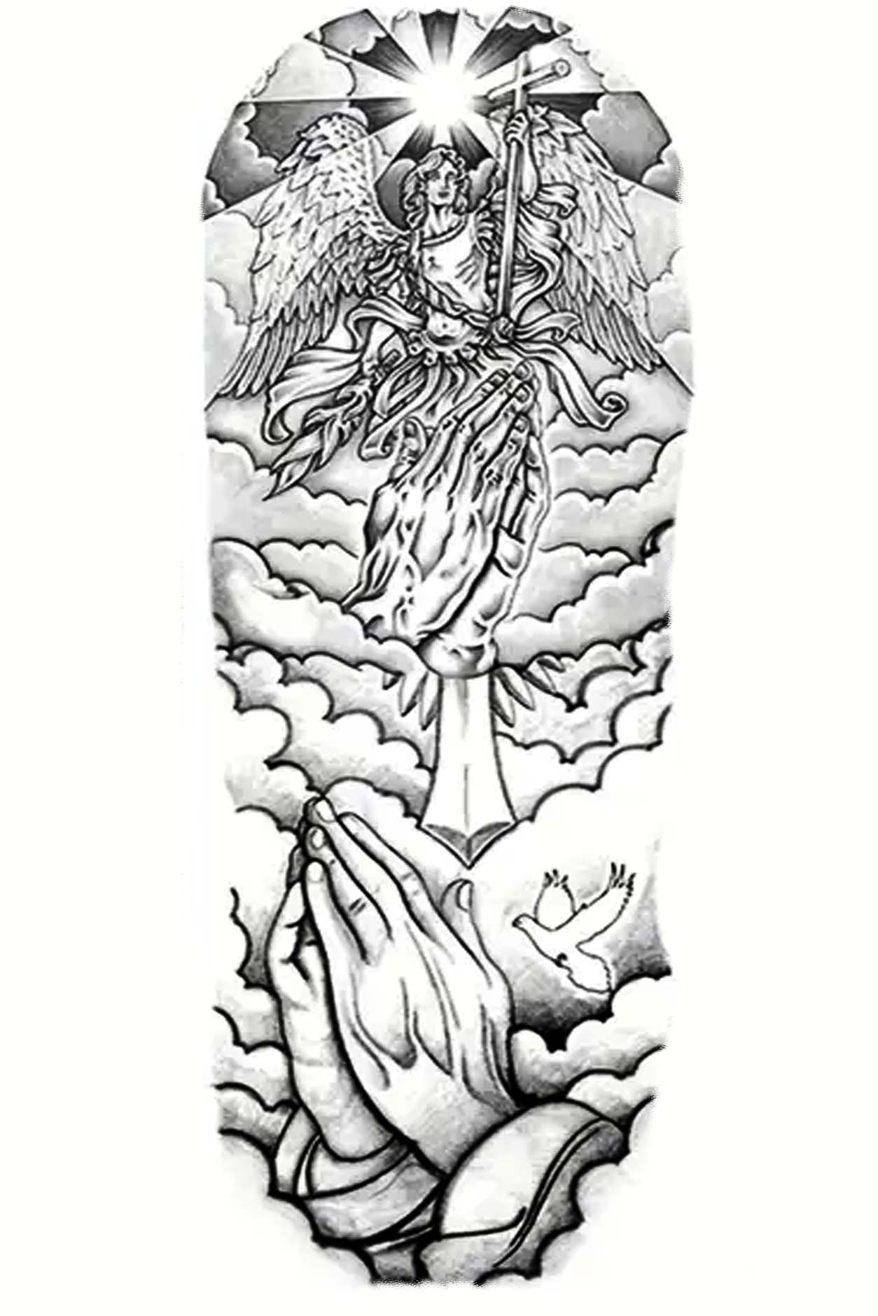 Heavenly Angel – Quick Temporary Tattoos