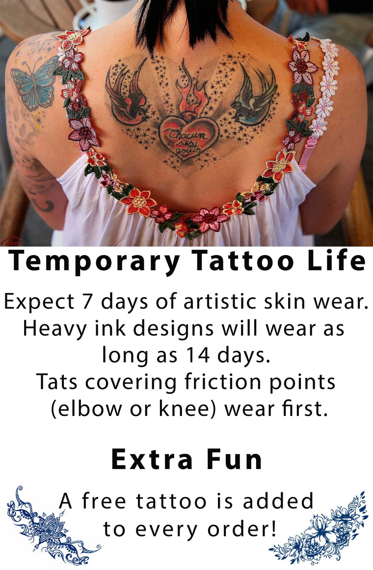 3D Butterfly Kisses – Quick Temporary Tattoos