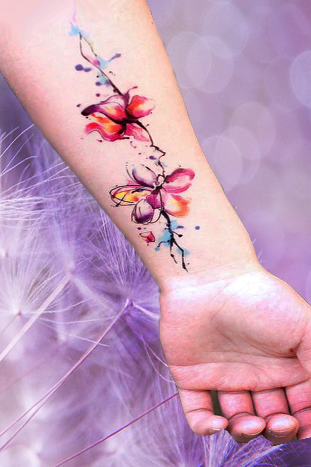 100+ Trending Watercolor Flower Tattoo Ideas for Women | Flower wrist  tattoos, Watercolor tattoo flower, Tattoos for women flowers